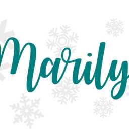 Custom Name Sign, Snowflakes Wall Decal, Winter Decor, Art, Kids Room Decorations - thumbnail 2