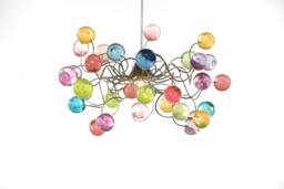 Pastel Bubble Ceiling Lighting, With Color Bubbles For Girls Bedroom - thumbnail 1