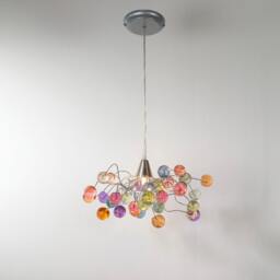 Pastel Bubble Ceiling Lighting, With Color Bubbles For Girls Bedroom - thumbnail 3