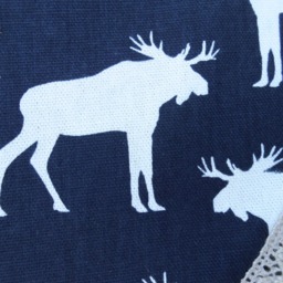 Christmas Moose Tree Skirt Decor Holiday Scandinavian Ornament Deer Swedish Gift - thumbnail 4