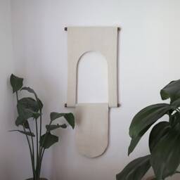 Wool Draped Arch Wall Hanging