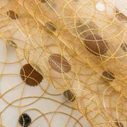 3 Colours Bird Nest & Polka Dot Pattern Sheer Curtains Made To Measure - thumbnail 2
