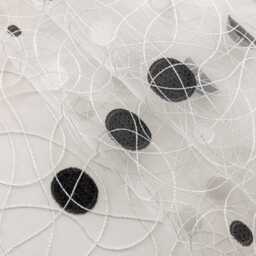 3 Colours Bird Nest & Polka Dot Pattern Sheer Curtains Made To Measure - thumbnail 3