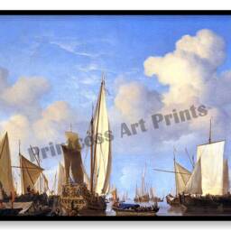 6 Prints, Ocean, Sea, Sailing, Boats & Storms, Classic 1800S Ship Art Prints - thumbnail 3