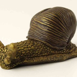 Imitation Bronze Snail Statue Hand Cast Resin Figurine - thumbnail 4