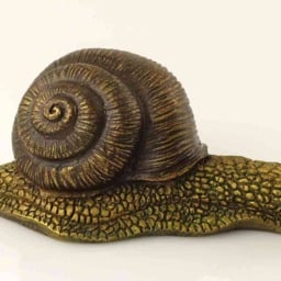 Imitation Bronze Snail Statue Hand Cast Resin Figurine - thumbnail 2