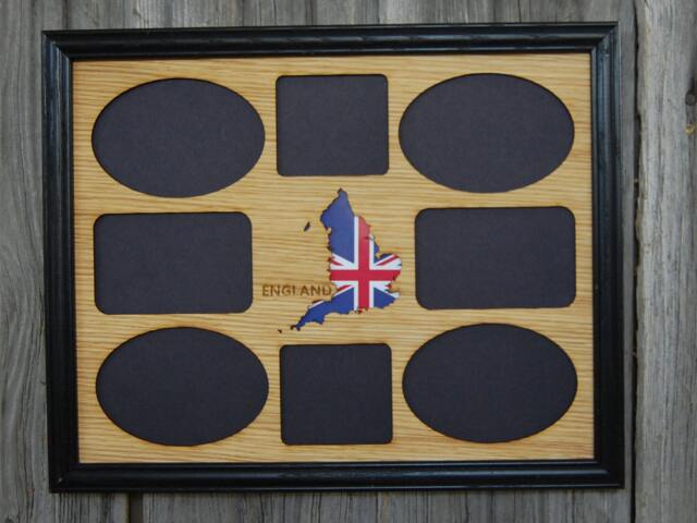 England Picture Frame - 11x14 Holds 8 Photos Frame, Vacation Souvenirs, Memories - image 1