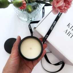 60Th Birthday Candle Gift For Her Soy Vegan Boxed Ready Box Personalised Label Scents+ Perfect - thumbnail 3