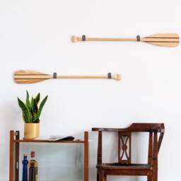 Decorative Wood Paddle, Decorative Oar, Oar Decor, Wall Canoe Wooden Paddle Yaoi - thumbnail 2