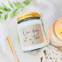 Condolence Candle, Comforting Memorial Gift, Sorry For Your Loss, One Day At A Time, Sympathy Gift, Thinking Of You - thumbnail 2