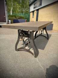Industrial Adjusting Dining Kitchen Table
