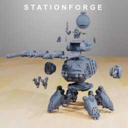 Scavenger Tank/Walker Mech Spider Sci Fi Space Table Top Station Forge Wargaming Rpg - thumbnail 4