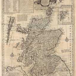 Scotland Map - Antique Scottish Geography Historical Wall Art Print - thumbnail 2
