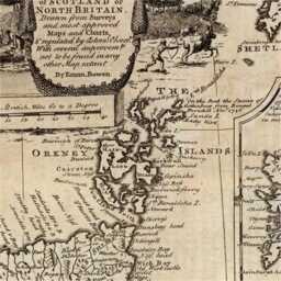 Scotland Map - Antique Scottish Geography Historical Wall Art Print - thumbnail 3