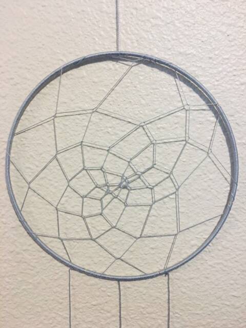 Dreamcatcher, Wall Hanging, Free Shipping, Boho, Boho Home Decor, Gray Dream Catcher, Large Decor - image 1