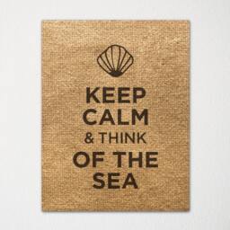 Keep Calm & Think Of The Sea - Any Location Available Fine Art Print Choice Color Purchase 3 Receive 1 Free - thumbnail 3