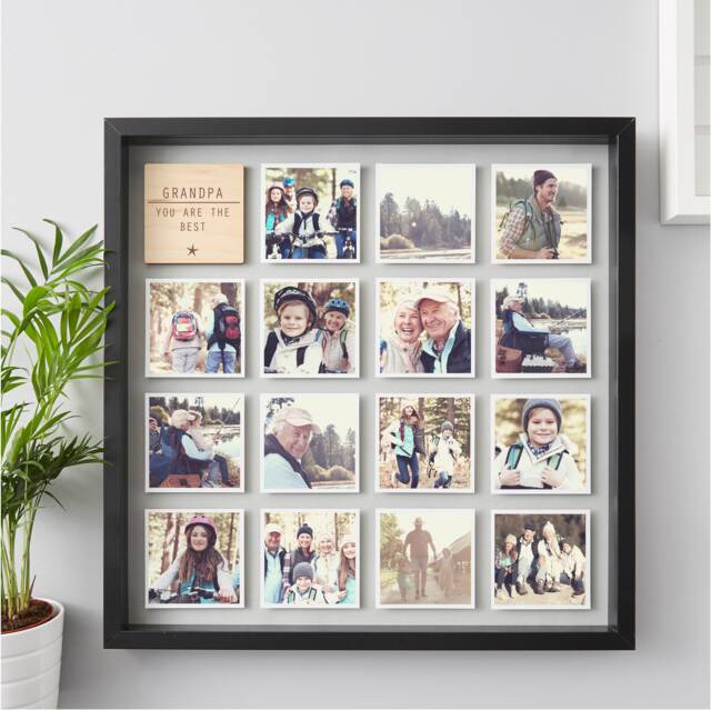 Framed Personalised Grandpa Photo Print - image 1