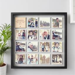 Framed Personalised Grandpa Photo Print - thumbnail 1