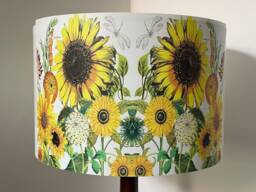 Sunflower Lampshade No2, Light Shade, Summer Meadow , Yellow Flowers, Fatta Da Mamma - thumbnail 1