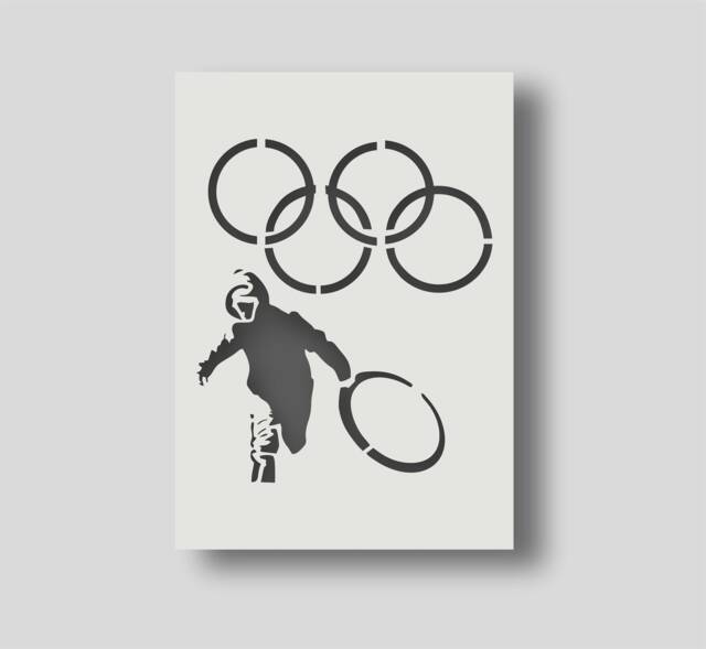 Banksy Ring Thief Stencil Urban Wall Art, Home Decor - image 1
