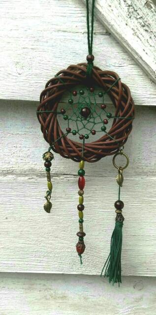 Woodland Dreamcatcher, Forest , Natur Inspired, Wallhanging Homedecor, Car Mirror Dreamcatcher - image 1