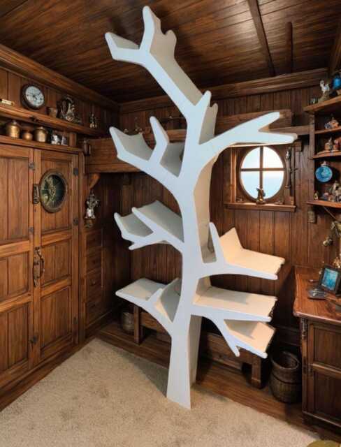 Tree Bookshelf, Interior, Furniture, Toy Shelf, Eco Product, Shoe Rack, Eco-Friendly, Rack - image 1