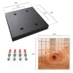 Wood Grain Key Cabinet For Home, Brown Box Wall, Rustic Textures, Nature Lovers - thumbnail 4