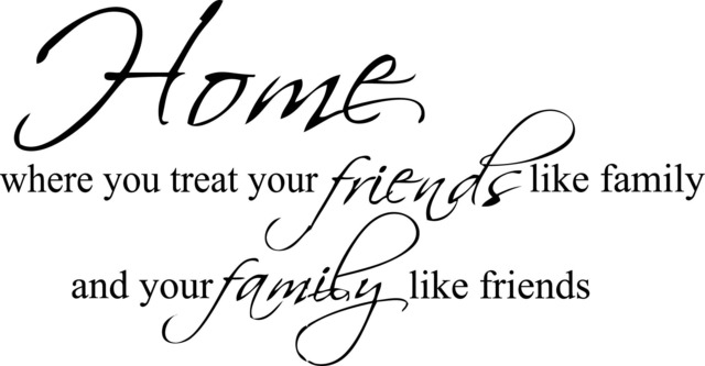 Home Where You Treat Your Friend Printable Wall Art