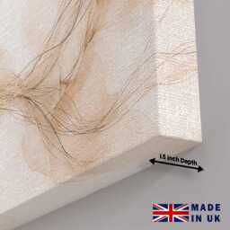 Neutral Marble Canvas Wall Art Beige Taupe Stone Texture Modern Minimalist Luxury Aesthetic Decor Living Room Bedroom Office Cool Artwork - thumbnail 2