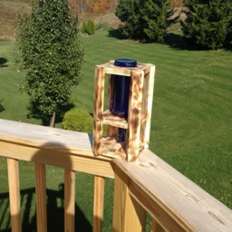 Wine Bottle Bird Feeder - thumbnail 4