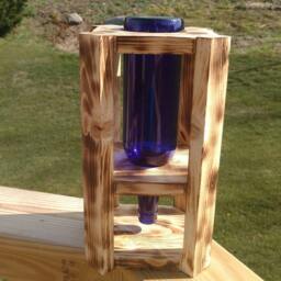 Wine Bottle Bird Feeder - thumbnail 2