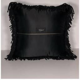"Leopard-Print Silk Velvet Pillow, 16""x16" - thumbnail 3