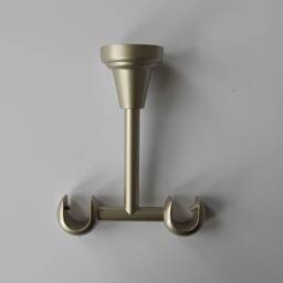 "Antique Silver Curtain Pole " - thumbnail 3