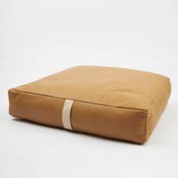 Vegan Leather Floor Cushion - Round Or Square Kids Seating - thumbnail 2