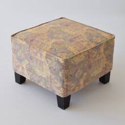 Ekenas Ottoman Cover F11 Tribal Bohemian Kilim Rug Ottoman Footstool Cover Tabouret Couverture Fu??hocker Abdeckung - thumbnail 1