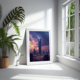 Riyadh Travel Print - Saudi Arabia, Poster, Home Decor, Gift Or Canvas - thumbnail 2