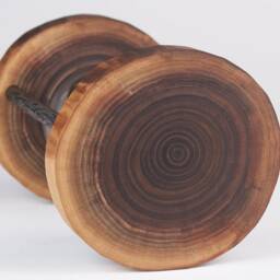 Handmade Live Edge Black Walnut Sand Timer - 30-Minute Meditation - thumbnail 3