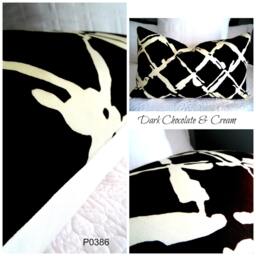 Chocolate Brown.creams.modern.glam.pillow Cover.slip Cover.home Decor.brown.unisex.home Decor.bedroom Pillow Covers.mod - thumbnail 2