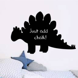 Stegosaurus Chalkboard Wall Sticker, Blackboard Stickers, Decals, Stickers - thumbnail 2