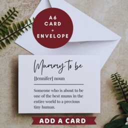 Personalised Mummy To Be Candle Gift Hamper Prints Gifts Cards Mug B - thumbnail 3
