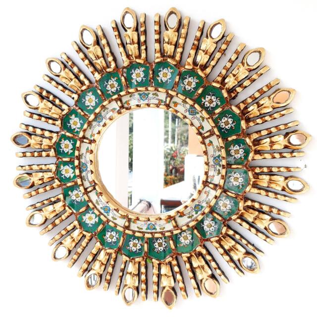 "Peruvian Mirrors - ""Green Eye 45cm" - image 1