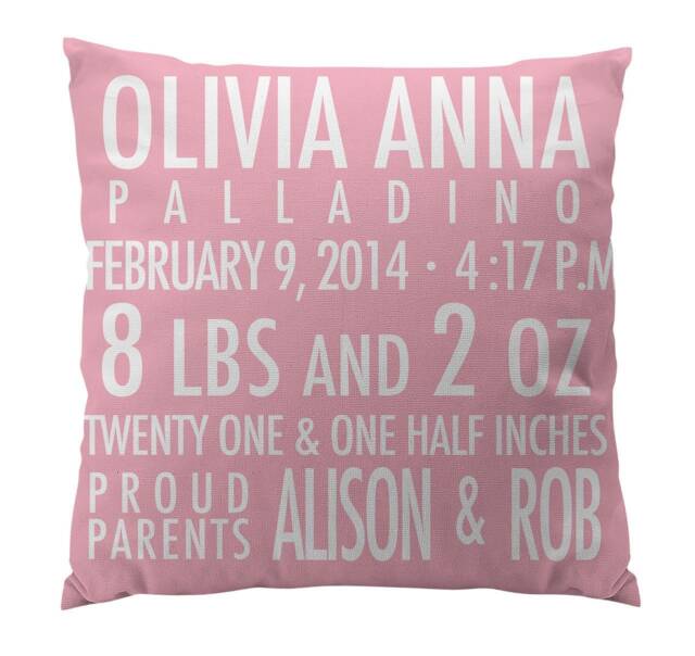 Pillow-Birth Announcement Ii - image 1