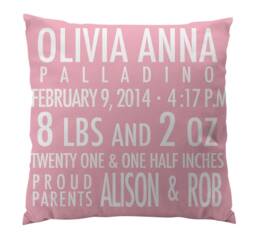 Pillow-Birth Announcement Ii - thumbnail 1