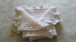 Crochet White Baby Blanket Set, Baptism Or Christening Blanket, Shower, House Warming, Gifts For Her, Him Ready To Ship