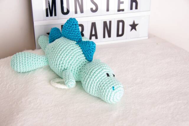 Crocheted Cuddly Toy Dino/Dragon Dinosaur - image 1