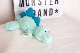 Crocheted Cuddly Toy Dino/Dragon Dinosaur - thumbnail 1
