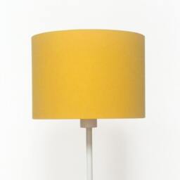 Plain Round Lampshade in Pale Yellow/Chicken Yellow/Bright Yellow/Mustard Yellow For Lamp Base/Floor Or Pendant - thumbnail 2
