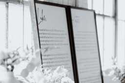 Custom Wedding Vows Wood Sign Set His & Hers Bedroom Wall Art - thumbnail 1