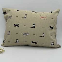 Cat Cushion With Inner Pad, Sophie Allport Purrfect Design 40cm X 30cm - thumbnail 2
