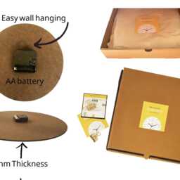 Kids Wall Clock, Nursery Childrens Silent Decor - thumbnail 4